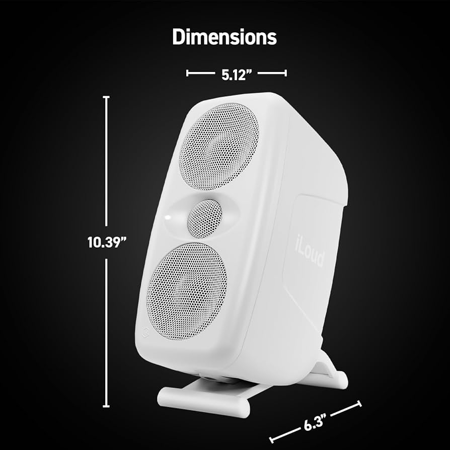 Amazon.com: IK Multimedia iLoud MTM MKII White (Single) Compact
