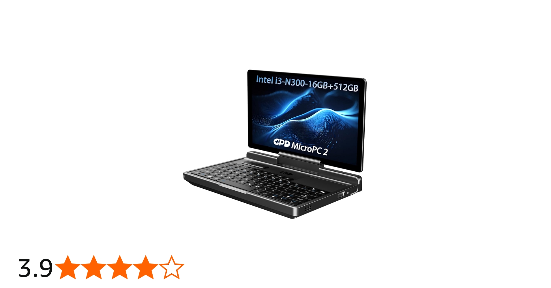 GPD MicroPC 2- Handheld Industry Laptop 7 Inches 1080P Display