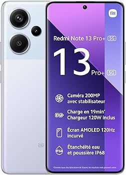 Amazon.com: Xiaomi Redmi Note 13 Pro+ 5G (256GB + 8GB) 6.67