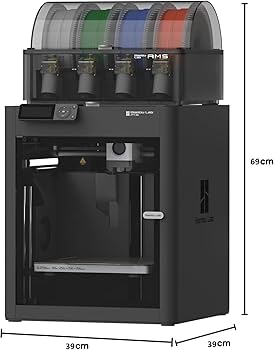 Amazon | Bambu Lab P1S Combo 3Dプリンター, P1S 多色造形 3D