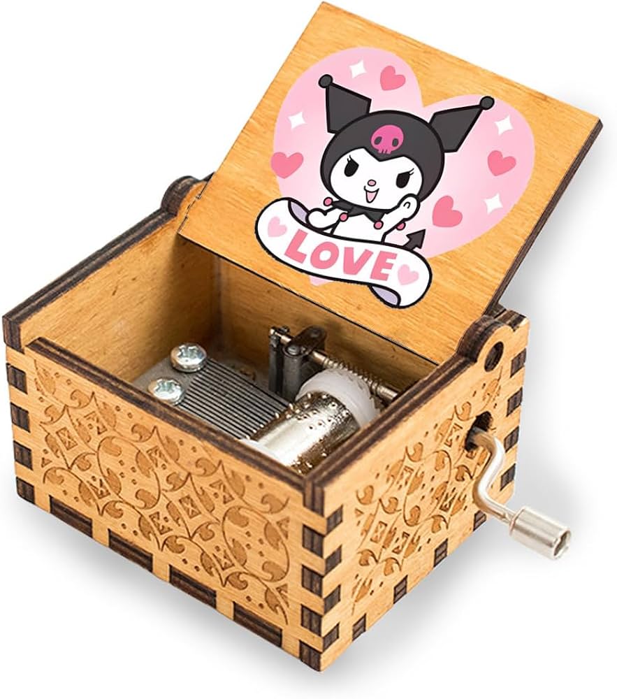 Amazon | クロミ ちゃん オルゴール 音楽ボックス 木製 ミュージカル