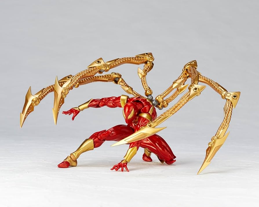Kaiyodo Revoltech Amazing Yamaguchi Iron Spider Total Height