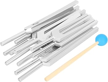 Amazon.co.jp: 音叉セット、 異なる周波数の11個のアルミニウム合金