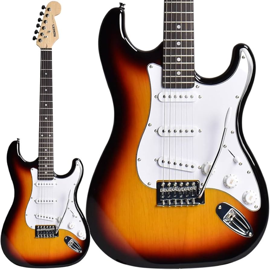 BUSKER'S Lefty ストラトタイプ サンバースト 送料無料 匿名配送