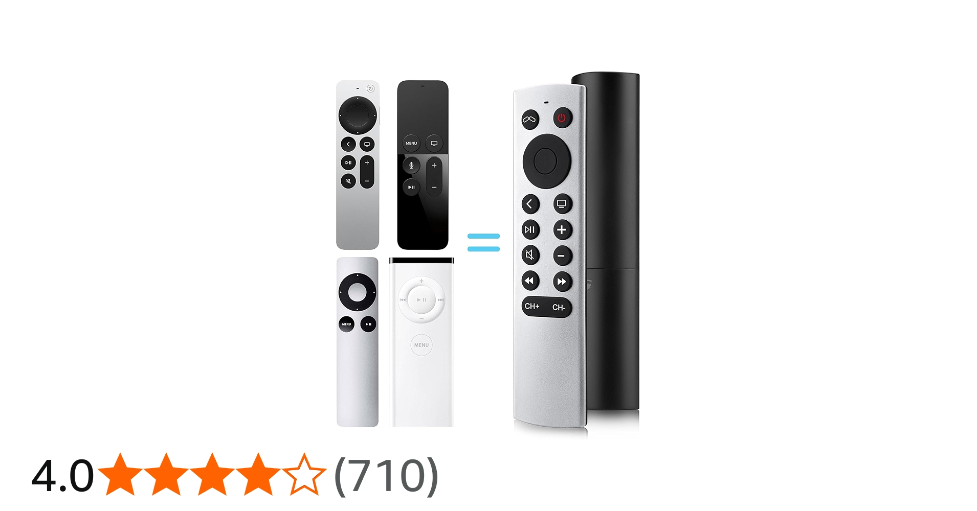 Amazon.co.jp: Apple-TV-4K-Remoteの交換用、Apple TV 4K/HD用リモコン