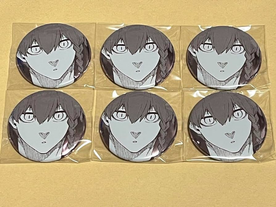 Amazon.co.jp: ブルーロック 黒名蘭世 キャラバッジ F シャーク