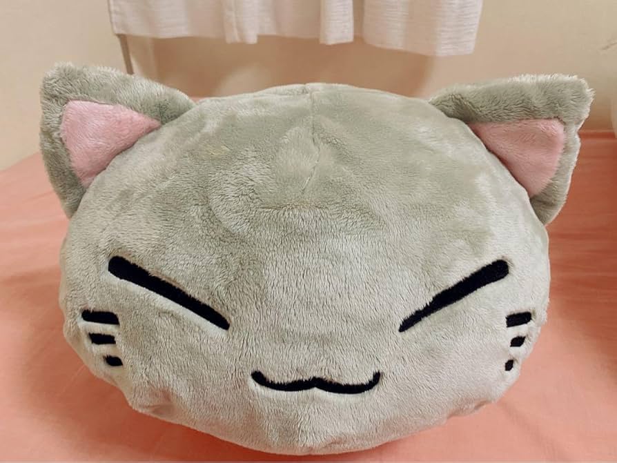 Amazon.co.jp: ぬいぐるみ 灰ねむネコ プレミアムBIGぬいぐるみ5