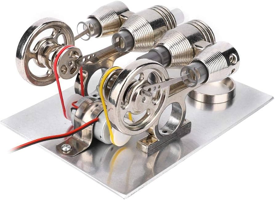 Amazon.co.jp: Jimfoty スターリングエンジン 4気筒スターリング