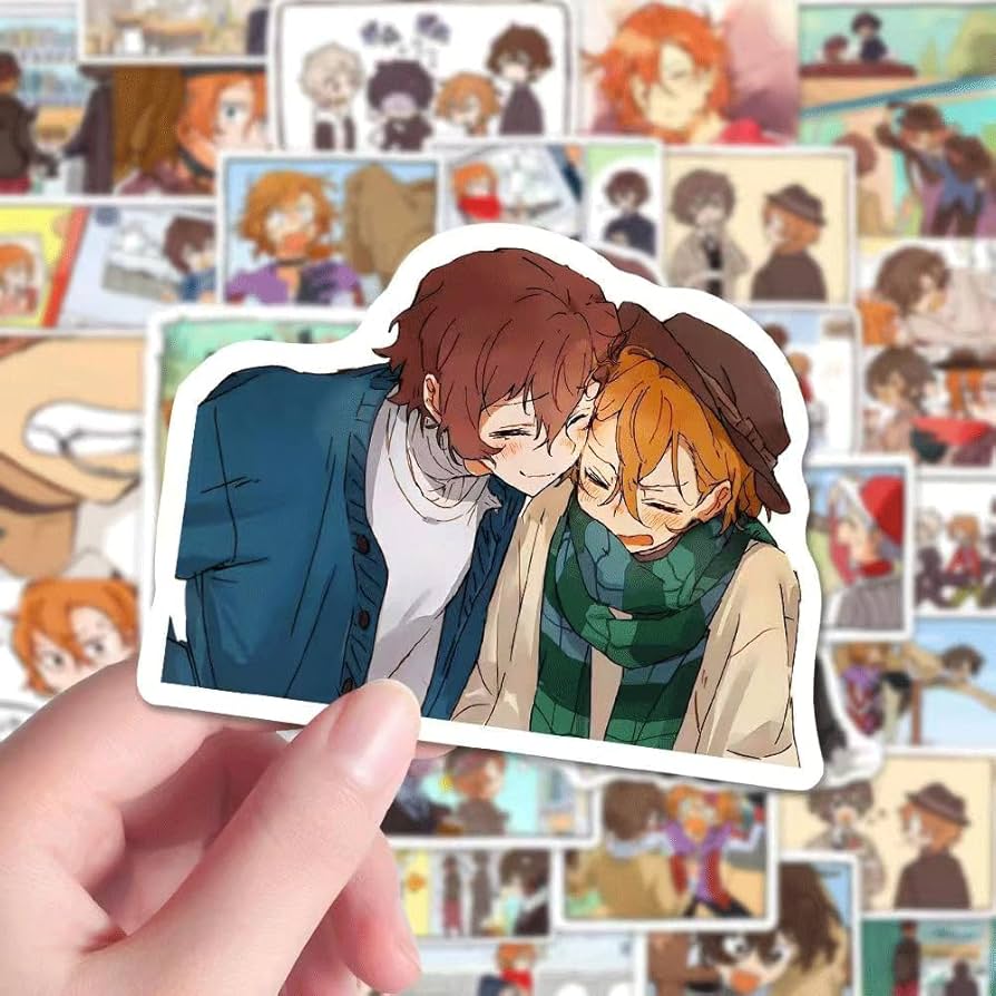 Amazon.co.jp: 文豪ストレイドッグス シール ステッカー 太宰治 中原中