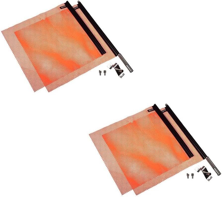 Amazon.com: Mytee Products EZ Mount Warning Flag Orange 18
