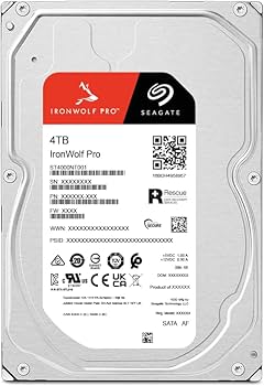Seagate IronWolf Pro, 4 TB, Enterprise NAS HDD interno –CMR 3,5