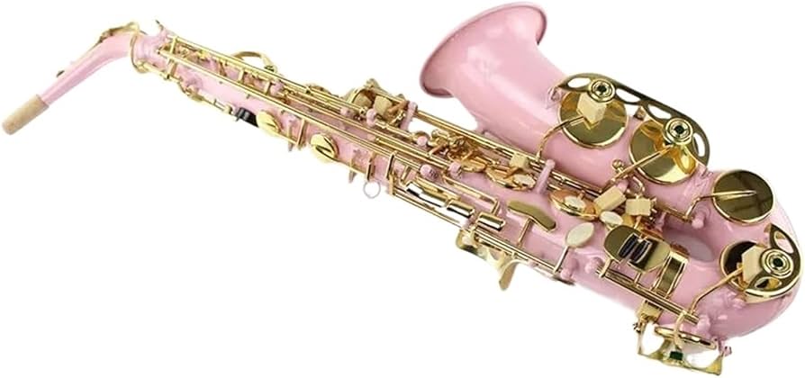 Amazon.co.jp: 楽器フラットEミッドトーンサックス表面ピンクゴールド
