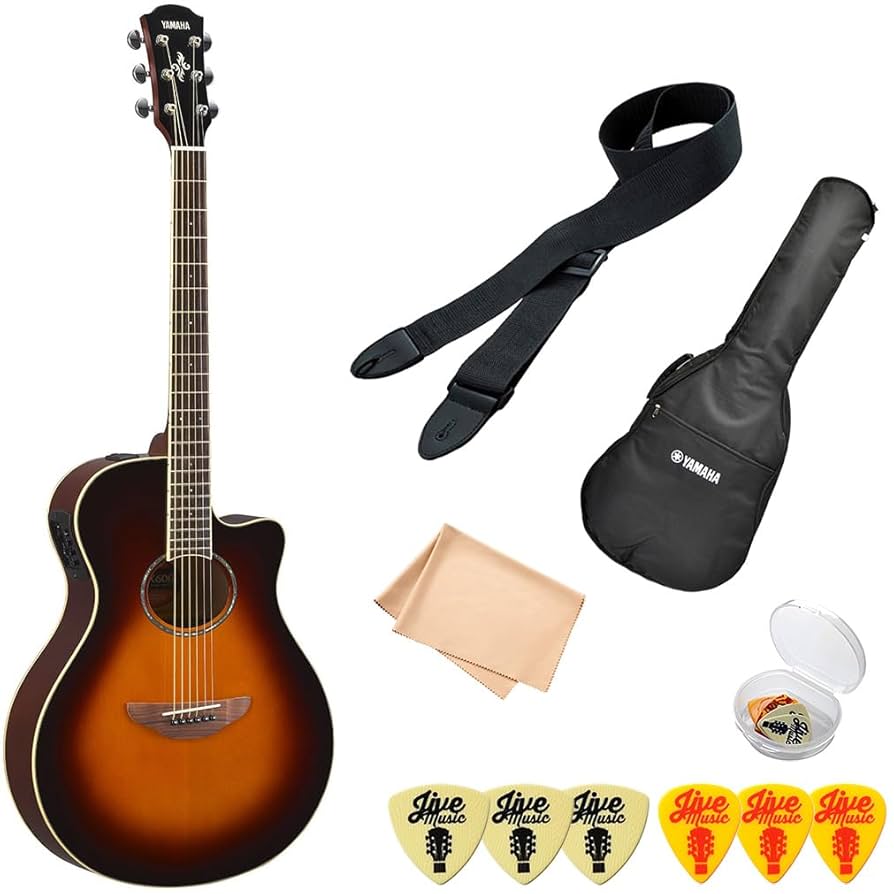 エレアコ YAMAHA APX600 サンバースト ハードケース付き エレアコ