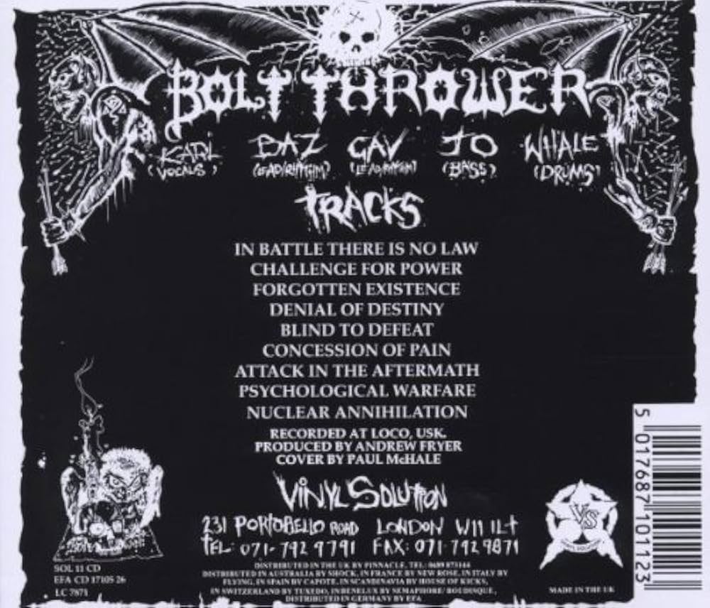 Bolt Thrower - In Battle There Is No Law - Amazon.com Music