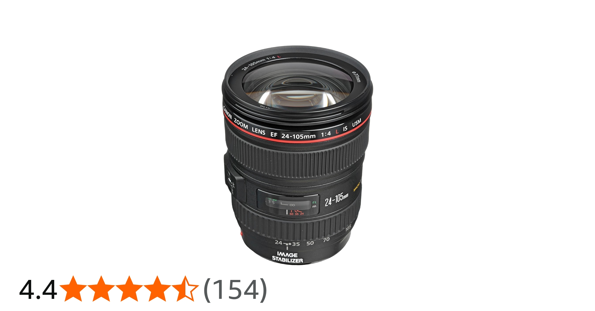Canon EF 24-105mm f/4L is USM Zoom Lens - White Box (New) (Bulk