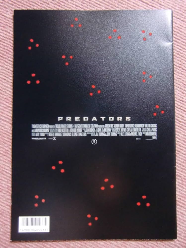 Amazon.co.jp: パンフ プレデターズ エイドリアン ブロディ/ロバート