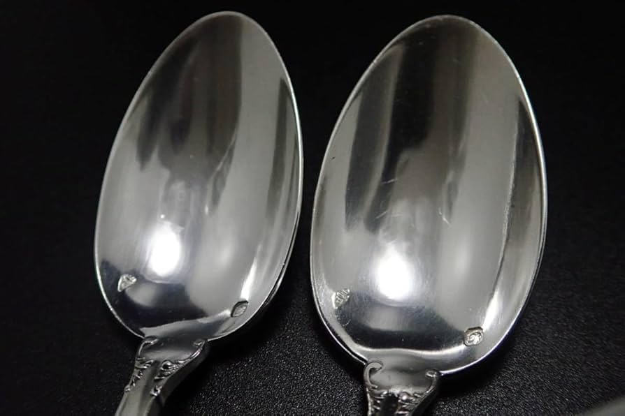 Amazon.co.jp: ピュイフォルカ 純銀950 バロック ティースプーン 2本