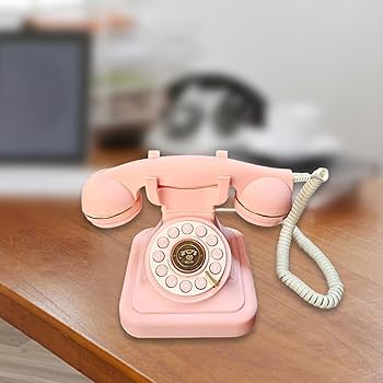 Amazon | QHStealthy コード付きレトロ電話アンティーク電話クラシック