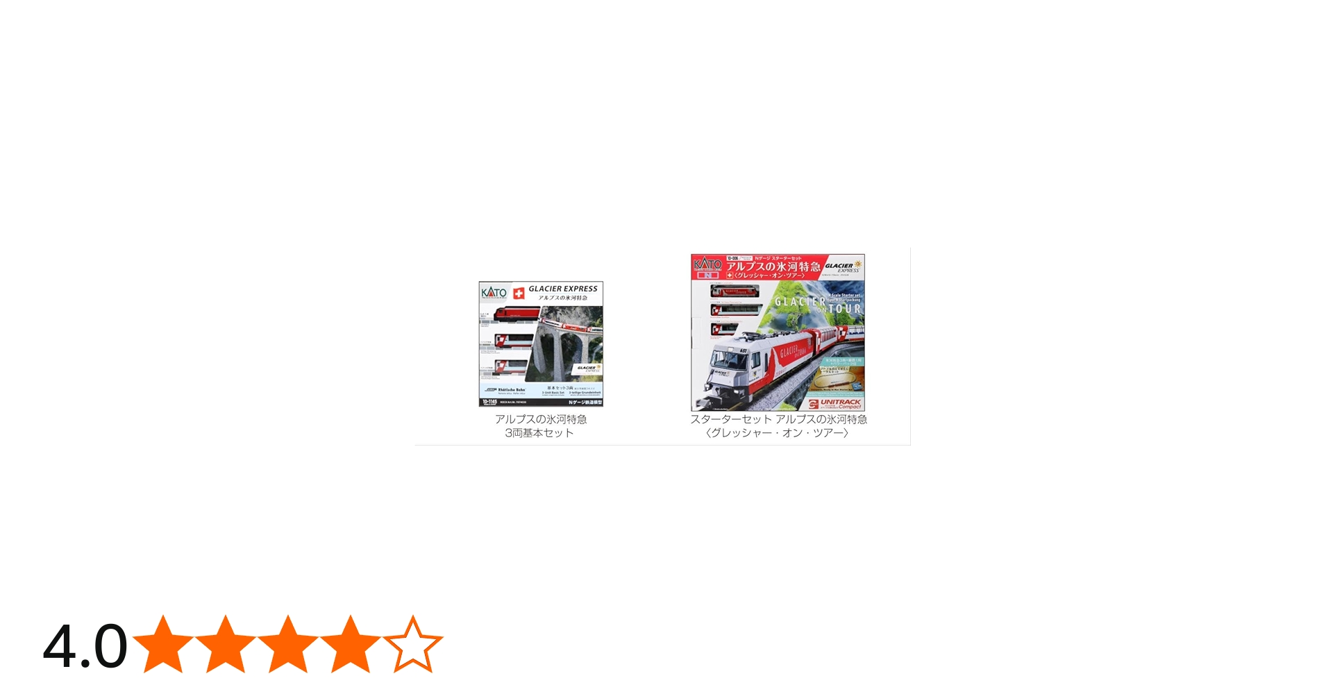 Amazon | KATO Nゲージ スターターセット アルプスの氷河特急 グ