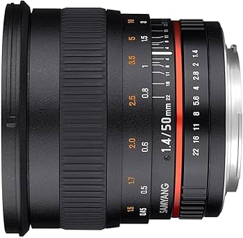 Amazon | SAMYANG 単焦点標準レンズ 50mm F1.4 キヤノン EOS M用 フル