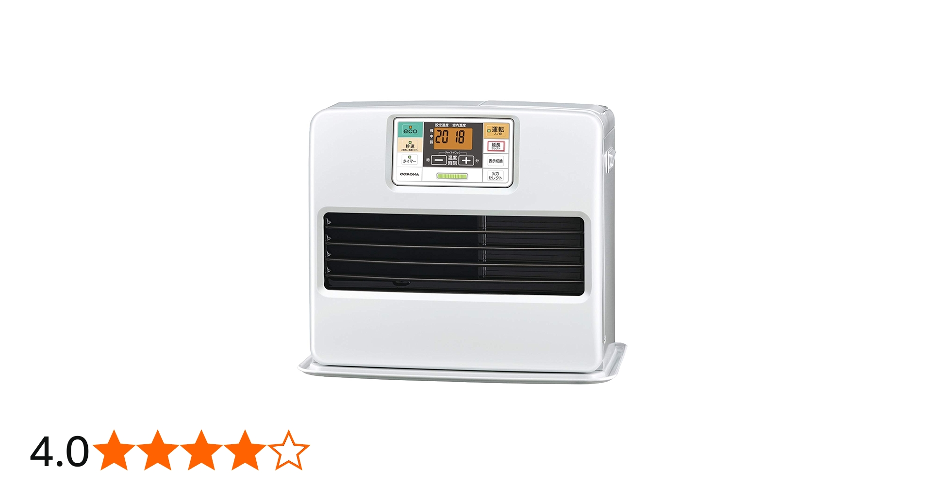 Amazon | コロナ：石油ファンヒーター(パールホワイト)STシリーズ/FH