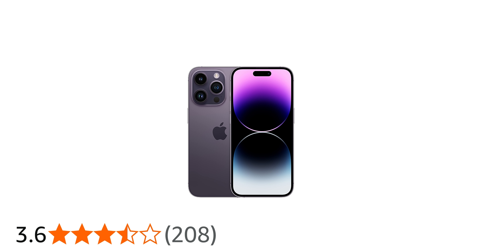 Apple iPhone 14 Pro 256GB本体ディープパープル レンタル] Apple