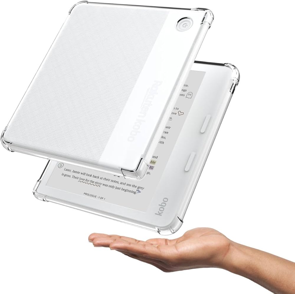 Amazon.com: Clear Case for Kobo Libra Colour and Screen Protector