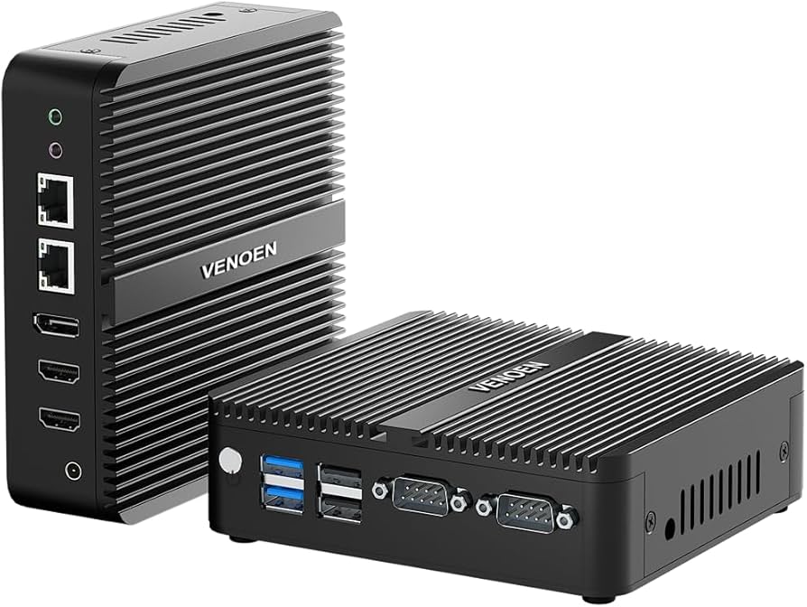 Amazon.com: VENOEN Fanless Mini PC Win 11Pro, Industrial PC