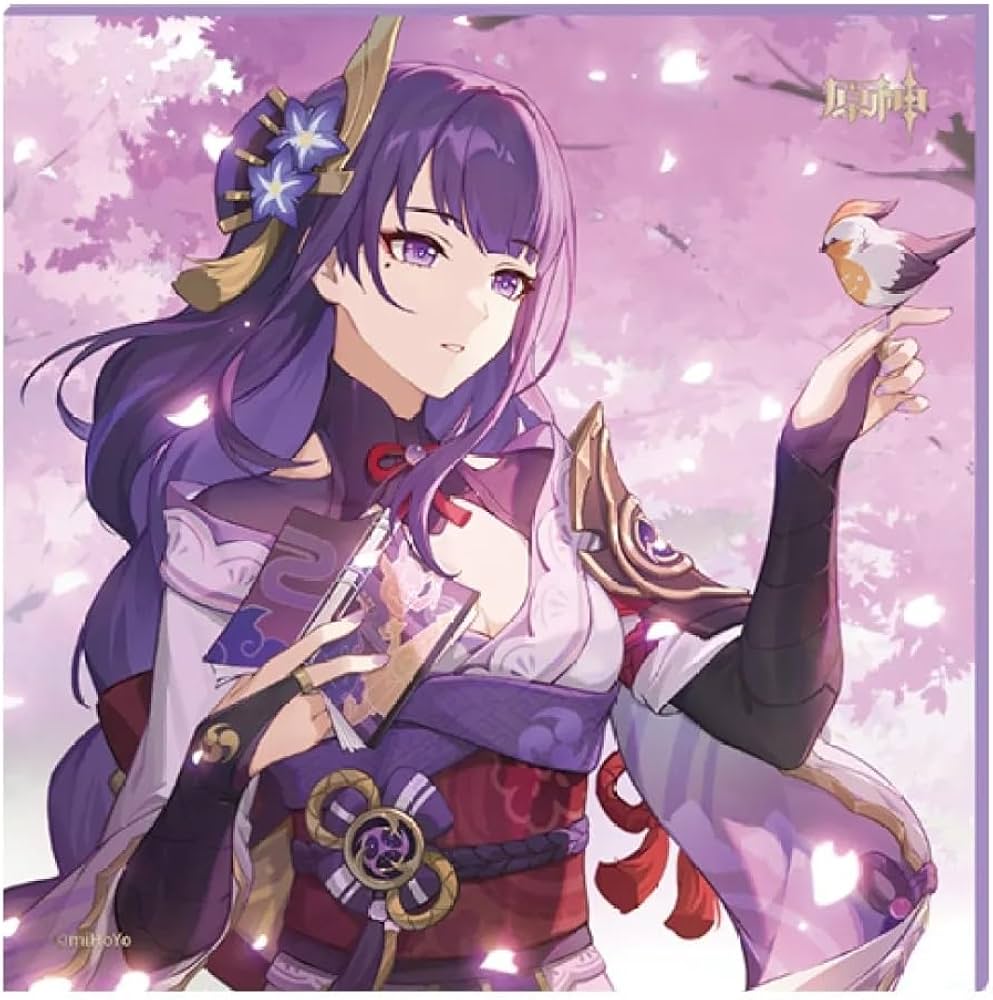 Amazon | 原神（げんしん）運命の日シリーズ キャラクター 色紙 雷電