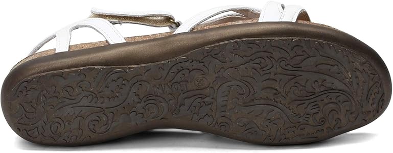 Amazon.com | NAOT Women's Dorith Sandal White Leather 4-4.5 N-M US
