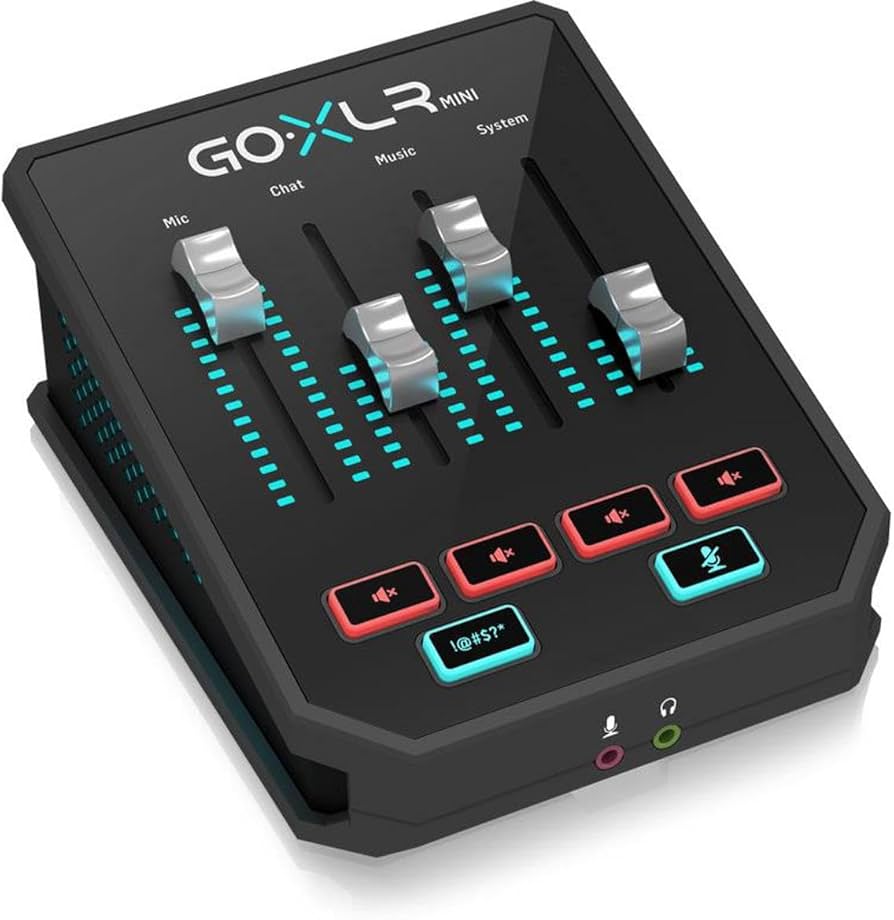 Amazon.com: TC Helicon GoXLR MINI Online Broadcast Mixer with USB