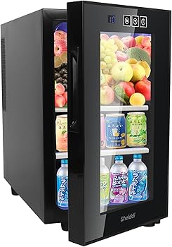 Amazon | Shelddi ミニ冷蔵庫 小型 23L 静音 一人暮らし 小さい 1ドア