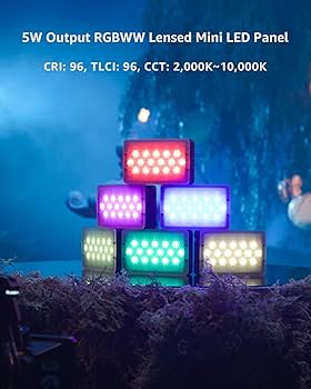 Aputure MC Pro Camera Lights,RGBWW LED Video Lights Lensed Mini