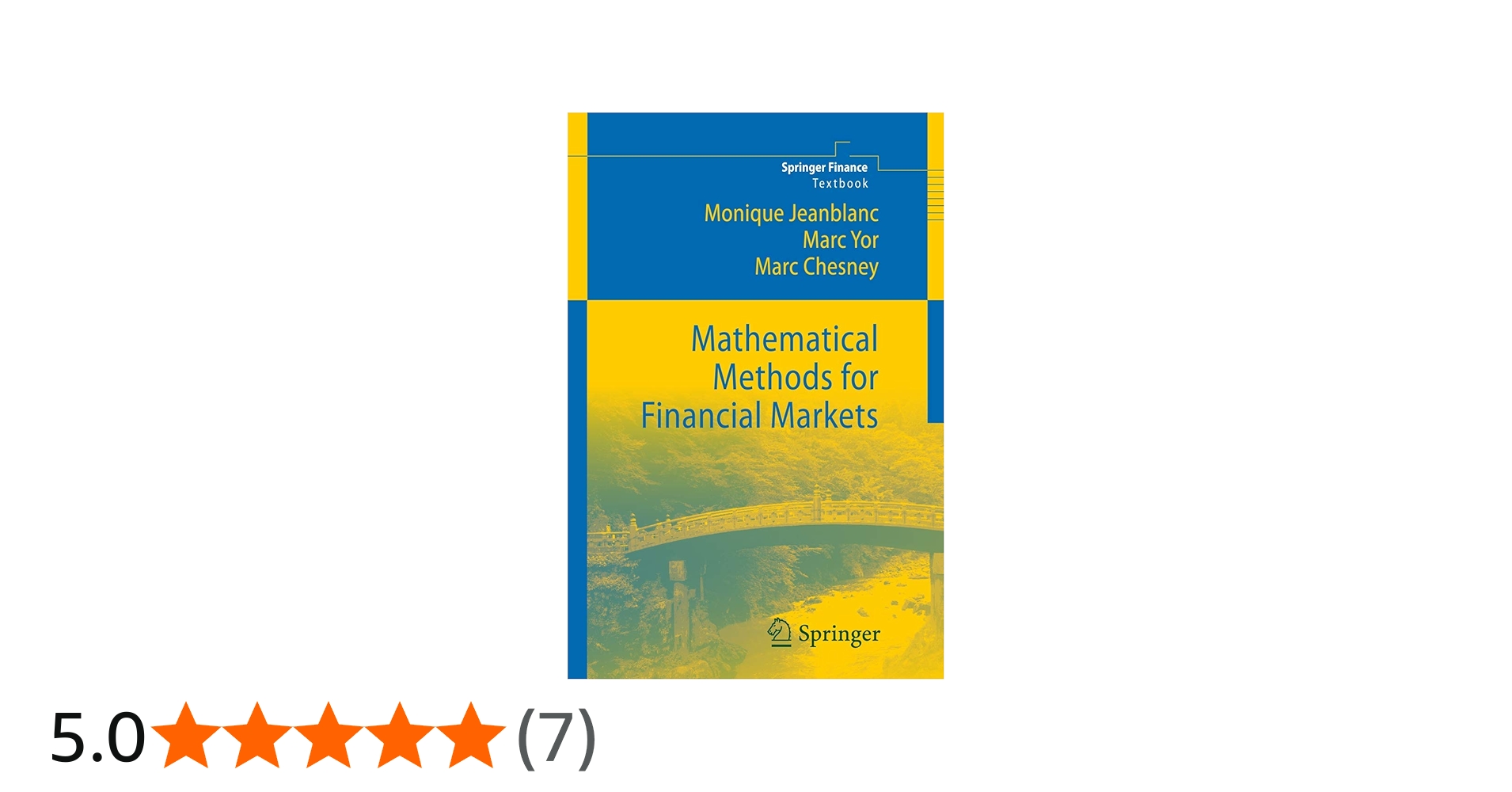 Amazon | Mathematical Methods for Financial Markets (Springer