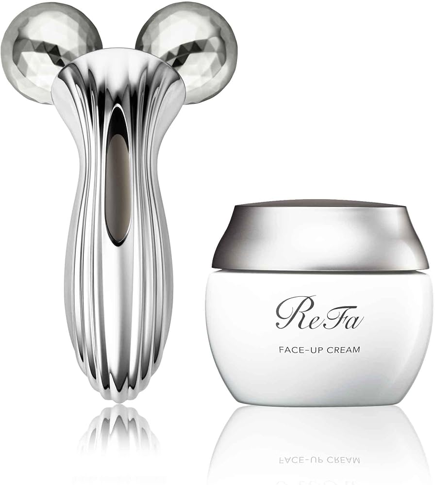 Amazon.com: ReFa Moves Set， ReFa Motion Carat and Face Up Cream