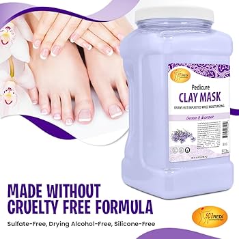 Amazon.com : SPA REDI - Clay Mask, Lavender and Wildflower, 128 Oz