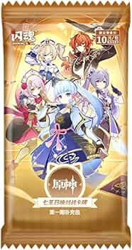 Amazon.co.jp: 原神（げんしん）七聖召喚 拡張パック Vol.1 1パック（6