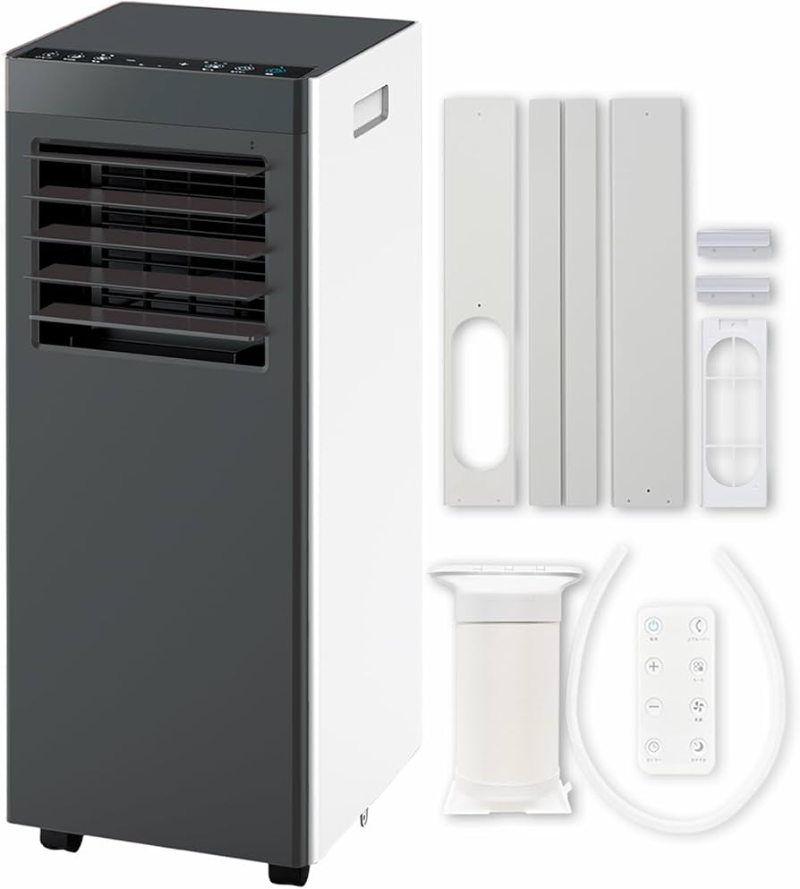 Amazon | 【自動ルーバー】 QUADS スポットクーラー 工事不要 冷房