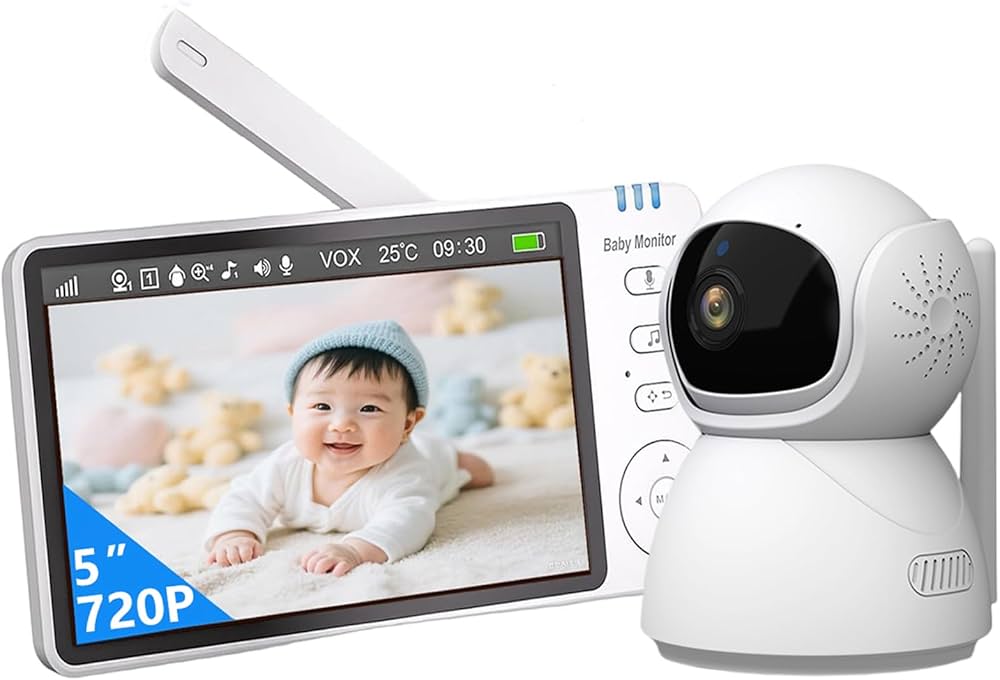 Amazon.co.jp: ZAIDER ベビーモニター モニター付き 見守りカメラ