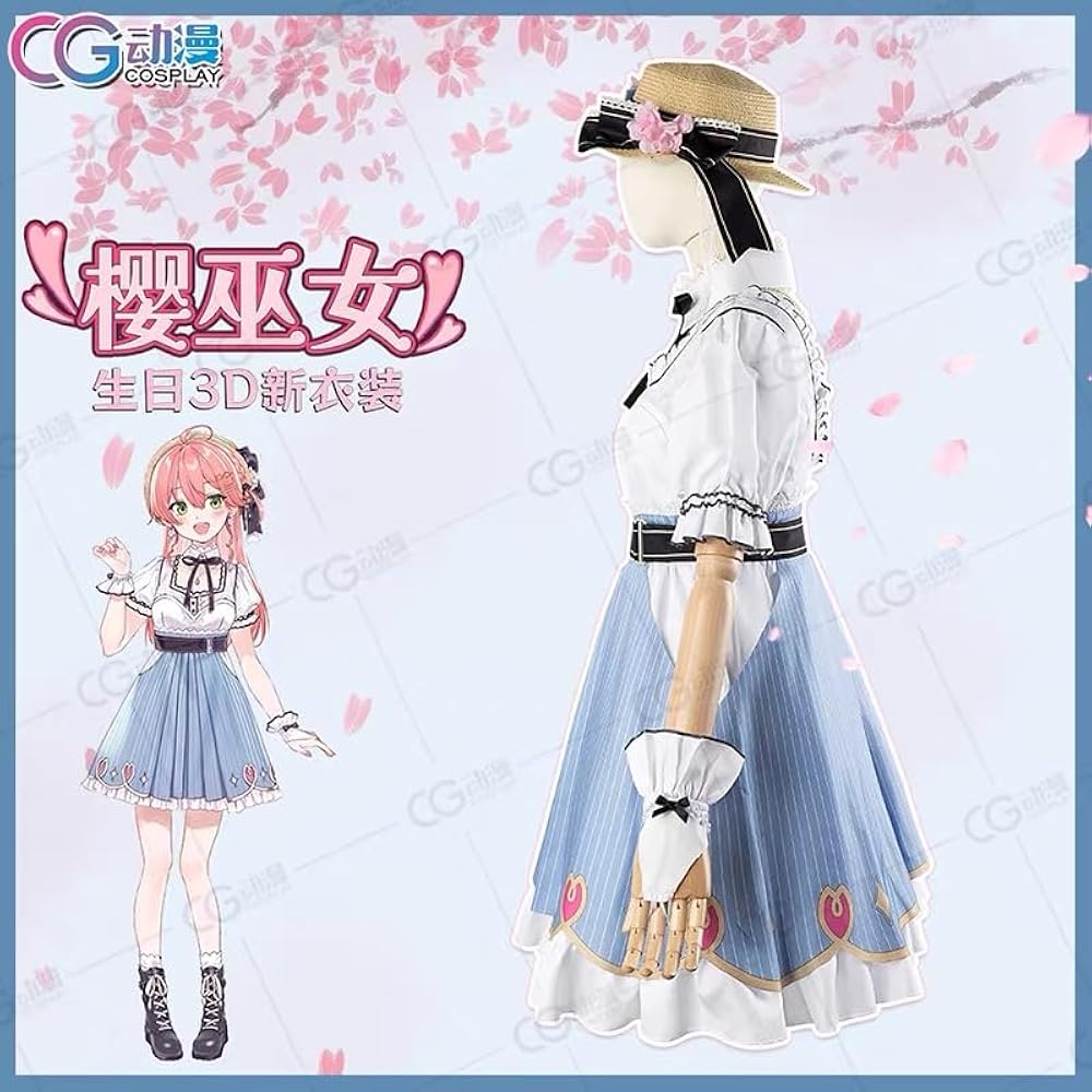 Amazon.co.jp: [ワイジェヤ] ホロライブ さくらみこ 私服 コスプレ衣装
