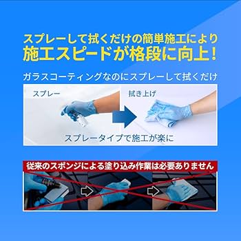 Amazon.co.jp: Zeus clear シラザン50 トップコート付き 自動車用