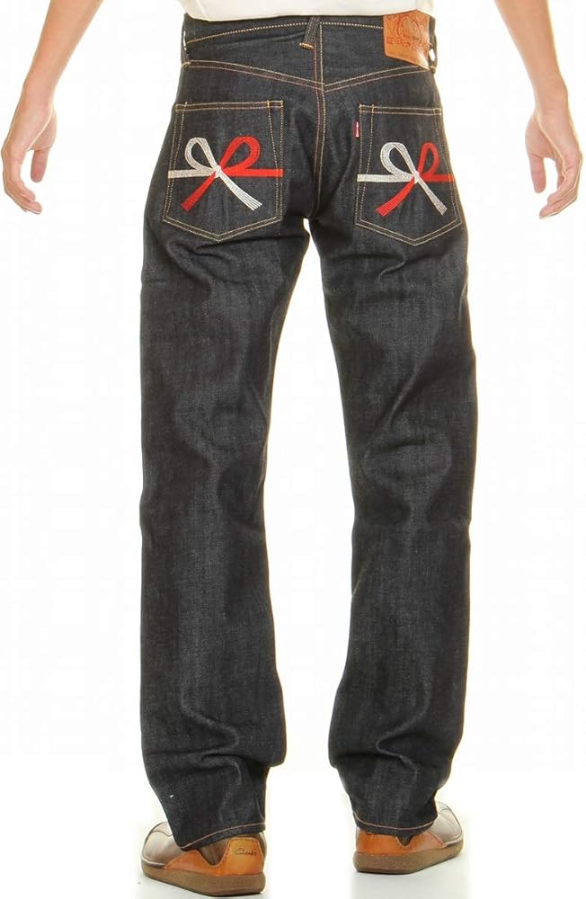 Amazon | EVISU JEANS No2 2000 水引 刺繍マーク エヴィス ジーンズ