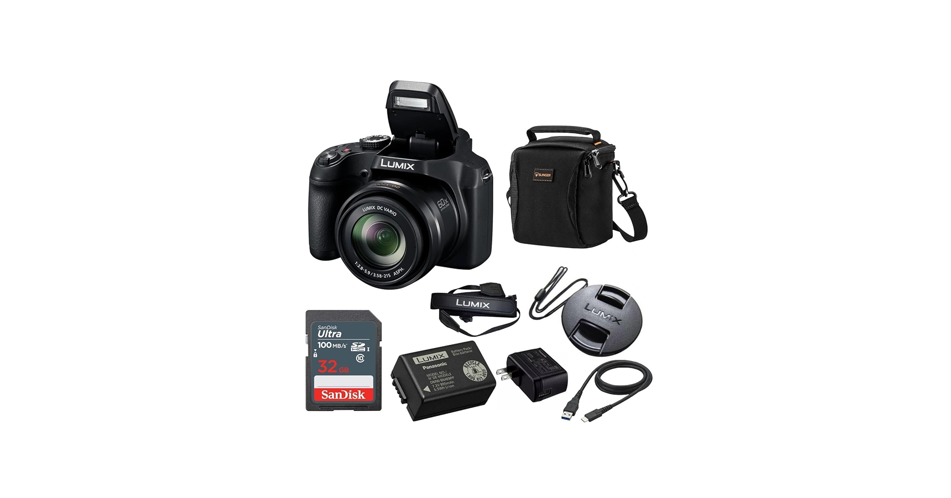 Amazon.com : Panasonic LUMIX FZ80D 18.1MP Point & Shoot Digital