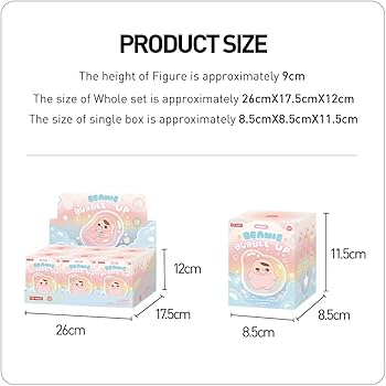 Amazon.co.jp: POP MART PUCKY BEANIE BUBBLE UP シリーズ ぬいぐるみ