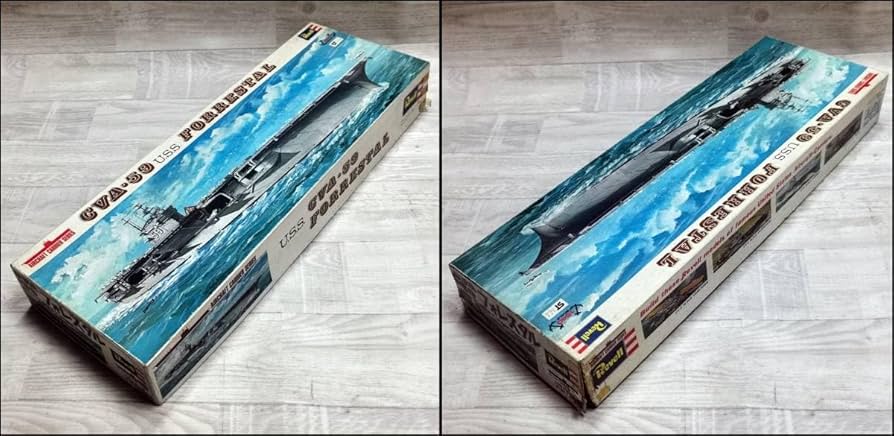 Amazon.co.jp: PP-47 REVELL レベル 1/540 CVA-59 空母 フォレスタル