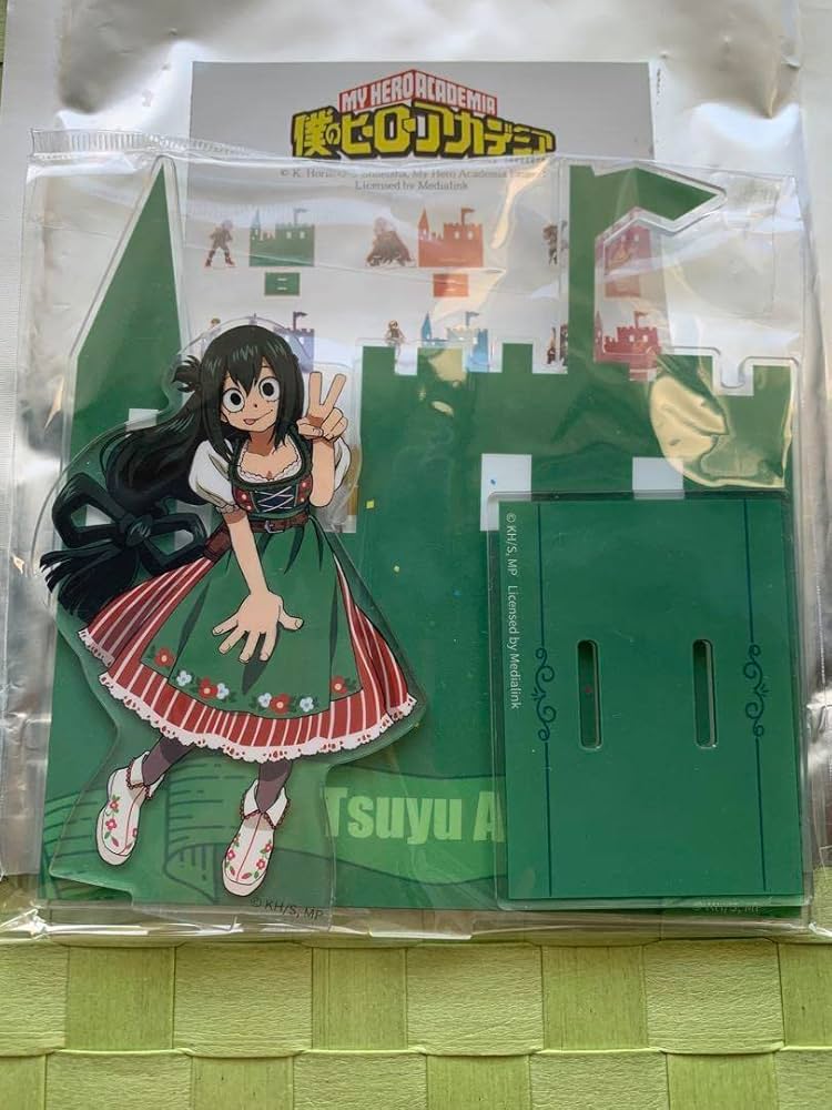 Amazon.co.jp: 中国限定 ヒロアカ mega アクスタ 十傑 蛙吹梅雨 僕の