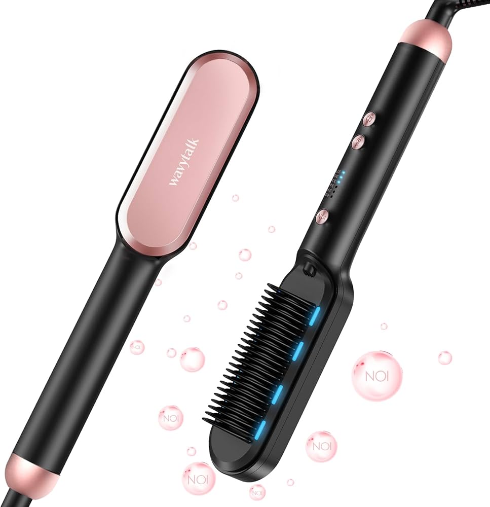 Amazon.com: Wavytalk Ionic Hair Straightener Brush and 5 in 1