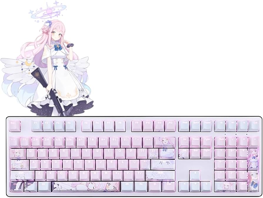 Amazon.co.jp: ブルーアーカイブ 聖園ミカ グッズ キーキャップ PBT