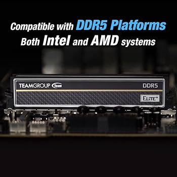 TEAMGROUP Elite Plus DDR5 16GB 5600MHz PC5-44800 CL46 Unbuffered