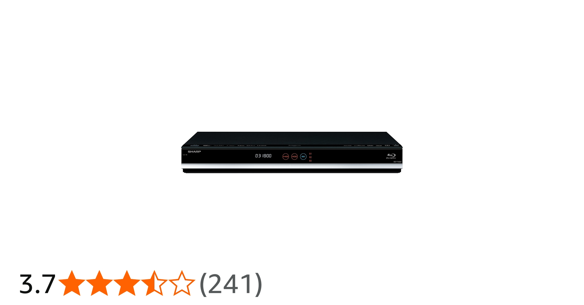 Amazon.co.jp: Sharp Aquos BD-T1800 1TB 3 Tuner Blu-ray Recorder